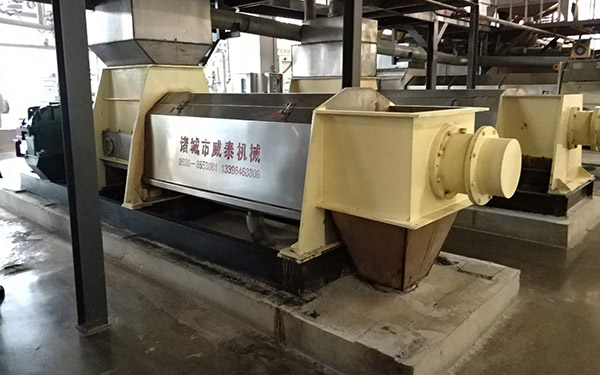 玉米胚芽、纖維擠干脫水作業現場